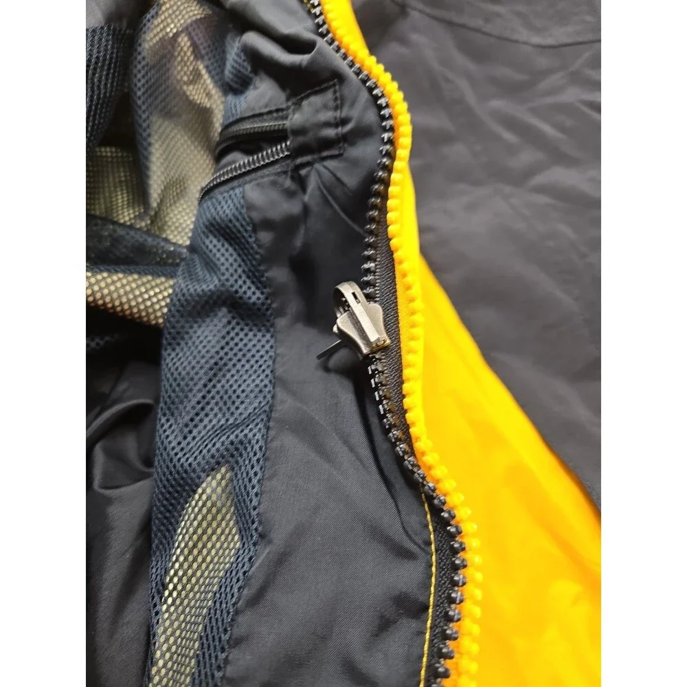 Vintage The North Face Gore-Tex Mountain Jacket Men's XL Yellow Black Shell Only